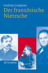 Der französische Nietzsche_cover