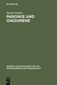 Paroikie und Oikoumene_cover