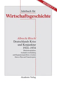 Deutschlands Krise und Konjunktur 1924–1934_cover