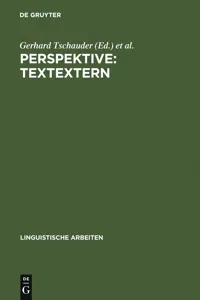 Perspektive: textextern_cover