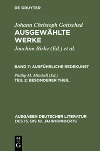 Ausführliche Redekunst. Besonderer Theil_cover