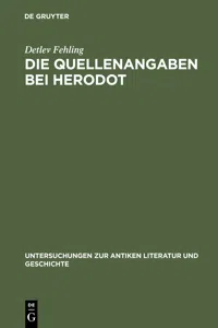 Die Quellenangaben bei Herodot_cover