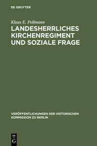 Landesherrliches Kirchenregiment und soziale Frage_cover