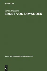 Ernst von Dryander_cover