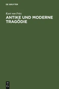 Antike und moderne Tragödie_cover