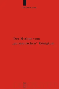 Der Mythos vom "germanischen" Königtum_cover