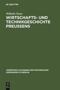 Wirtschafts- und Technikgeschichte Preußens_cover