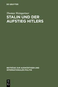 Stalin und der Aufstieg Hitlers_cover