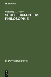 Schleiermachers Philosophie_cover