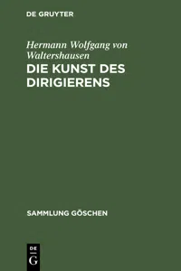 Die Kunst des Dirigierens_cover