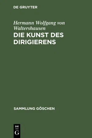 Die Kunst des Dirigierens