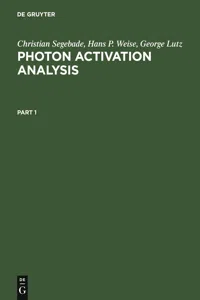 Photon Activation Analysis_cover