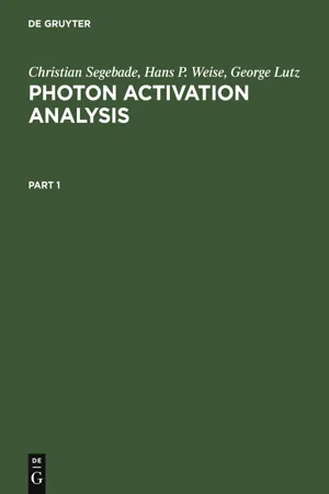 Photon Activation Analysis