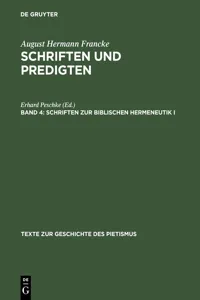 Schriften zur biblischen Hermeneutik I_cover