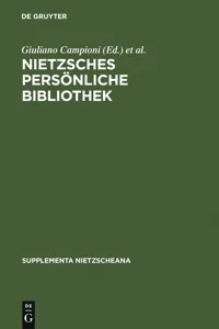 Nietzsches persönliche Bibliothek_cover