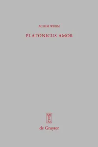 Platonicus amor_cover