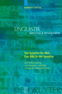 Die Sprache im Bild - Das Bild in der Sprache_cover