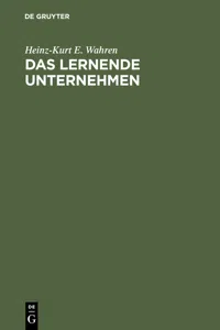 Das lernende Unternehmen_cover