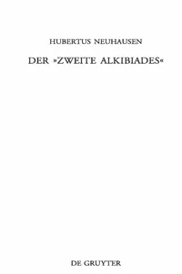 Der »Zweite Alkibiades«_cover