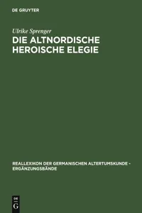 Die altnordische Heroische Elegie_cover