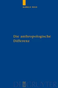 Die anthropologische Differenz_cover