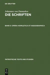 Opera homiletica et hagiographica_cover