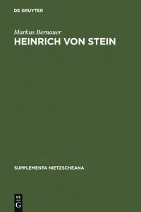 Heinrich von Stein_cover