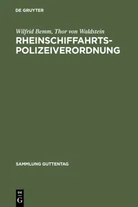 Rheinschiffahrtspolizeiverordnung_cover