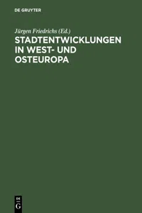 Stadtentwicklungen in West- und Osteuropa_cover