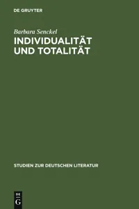 Individualität und Totalität_cover