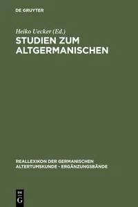 Studien zum Altgermanischen_cover