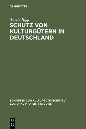 Schutz von Kulturgütern in Deutschland