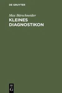 Kleines Diagnostikon_cover