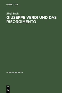 Giuseppe Verdi und das Risorgimento_cover