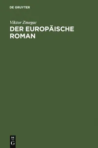 Der europäische Roman_cover