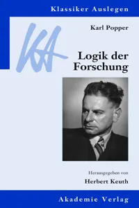 Karl Popper: Logik der Forschung_cover