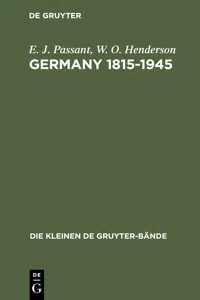 Germany 1815-1945_cover
