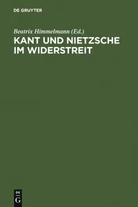 Kant und Nietzsche im Widerstreit_cover