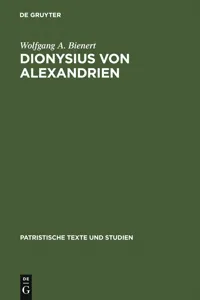 Dionysius von Alexandrien_cover