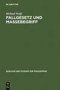 Fallgesetz und Massebegriff_cover