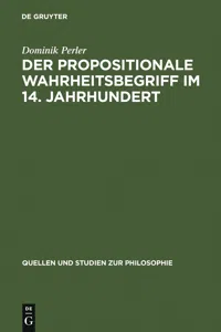 Der propositionale Wahrheitsbegriff im 14. Jahrhundert_cover