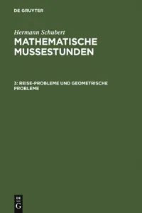 Reise-Probleme und geometrische Probleme_cover