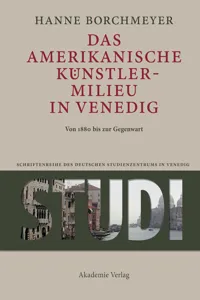 Das amerikanische Künstlermilieu in Venedig_cover