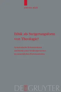 Ethik als Steigerungsform von Theologie?_cover