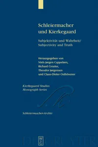 Schleiermacher und Kierkegaard_cover