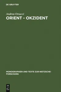 Orient - Okzident_cover