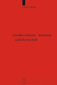 Großbootshaus - Zentrum und Herrschaft_cover