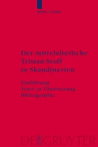 Der mittelalterliche Tristan-Stoff in Skandinavien_cover