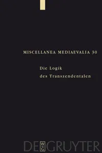 Die Logik des Transzendentalen_cover