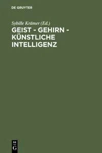 Geist - Gehirn - künstliche Intelligenz_cover